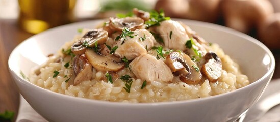 Chicken Mushroom Risotto