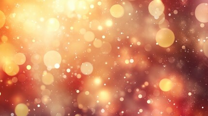 Aufkleber - Abstract bokeh background featuring warm caramel tones with a soft and dreamy aesthetic