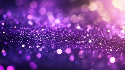 Fototapete - abstract purple violet background featuring shimmering sparkles and glimmers