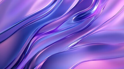 Fototapete - Banner featuring a smooth gradient background in violet hues