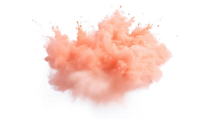 Poster - Vibrant pink powder explosion creating dynamic visual effect