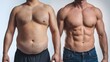 © TimeaPeter - Before and After Body Transformation: From Overweight to Muscular Physique