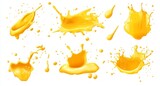 Vibrant Orange Juice Splash