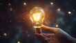 © ceoJAHID - A hand holding a light bulb