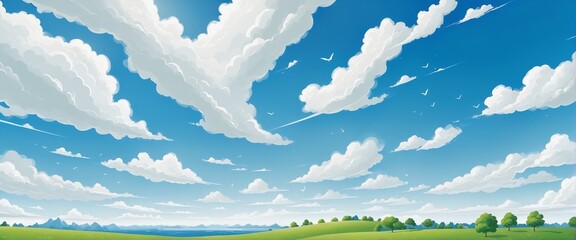 Canvas Print - Celebrating Clean Air: A Vision for Blue Skies on International Day of Clean Air