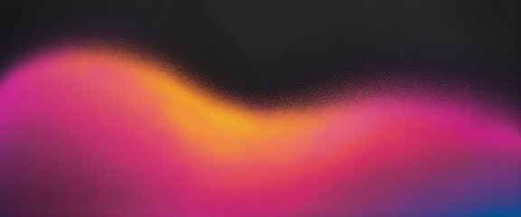 Wall Mural - dynamic vibrant gradient wave: a glowing abstract background in rich tones