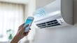 © inthasone - High-tech, connected air conditioner with smart home integration, perfect for convenience