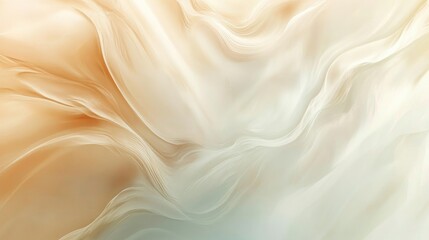 Poster - abstract pastel cream artwork for a soft and elegant background design