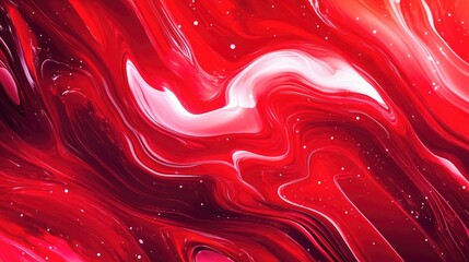 Poster - abstract red curved background featuring a creative graphic illustration for wallpaper use