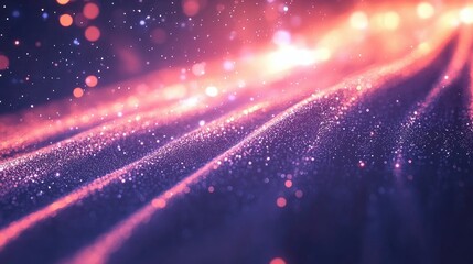 Fototapete - Abstract futuristic particle line background for technological presentations and concepts