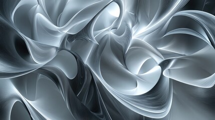 Poster - Abstract wallpaper background in shades of crystal gray