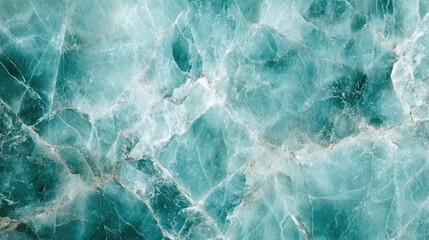 Poster - abstract aquamarine green marble granite texture showcasing a natural stone background suitable for 