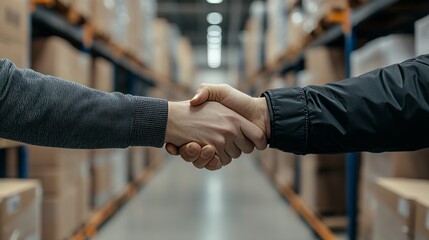 handshake between two businessmen