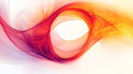 Poster - An abstract representation of the quantum concept known as the Ring of Fire, featuring vibrant,