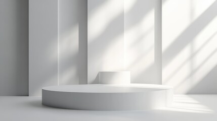 Poster - abstract grey backdrop in a clean studio setting ideal for showcasing or creating montages of variou