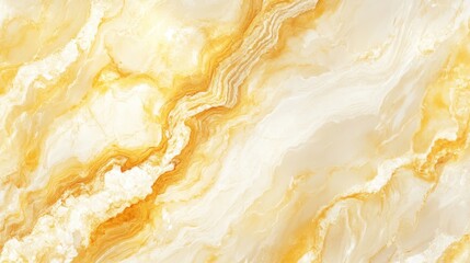 Poster - Abstract yellow marble texture creating a luxurious background
