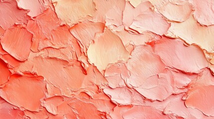 Poster - Abstract textured background in coral color