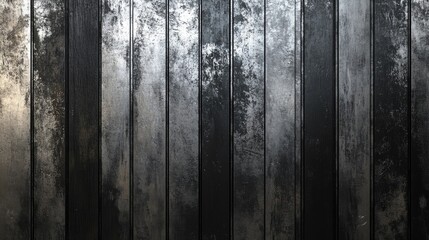 Poster - a metallic backdrop featuring gray striped patterns