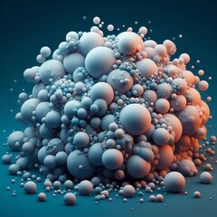Poster - Globules Larger rounded drops almost spherical ;