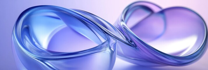 Poster - Elegant Transparent Gradient Glass Design