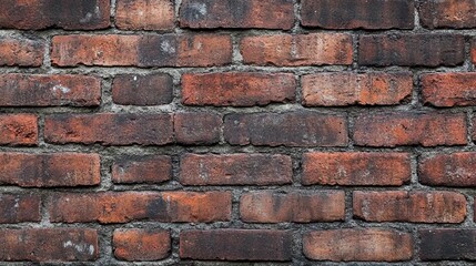 Poster - a dark textured brick wall suitable for use as a backdrop