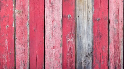 Poster - abstract textured background featuring rustic red painted wooden boards ideal for use as a floor or 