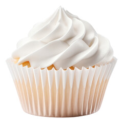 Wall Mural - PNG Cupcake liner mockup dessert cream white.