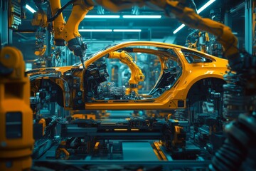 Car Manufacturing with Robotics