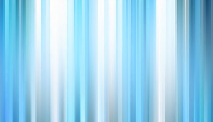 Fototapete - Elegant abstract background with vertical light blue and white stripes blending together in a modern design