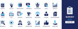 © MDRUHULAMIN - Survey best solid icon set collection. Option, participant, feedback, experience, audit, results, vote, poll, marketing, response, review, satisfaction and vector illustration.