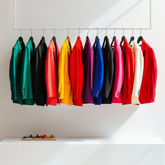 Wall Mural - clothes hangers