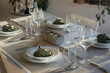 © Westend61 - Festive laid table with individual table decoration