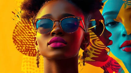 Poster - Worldwide Faces Diverse Multinational Network in Vibrant Visuals for Banner Ads