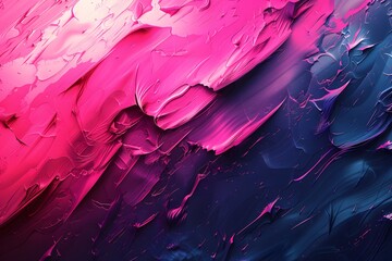 Poster - Vibrant Abstract Texture in Pink and Blue Hues