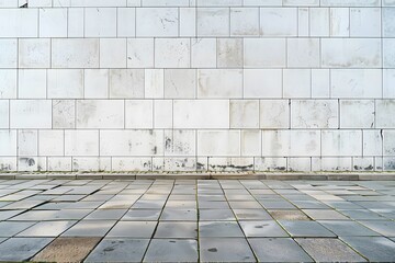 Poster - Minimalist Urban Wall and Pavement Texture