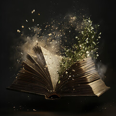 Poster - Opened book