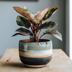 Aufkleber - Ceramic pot for house plants 