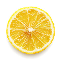 Poster - Lemon isolated on white background