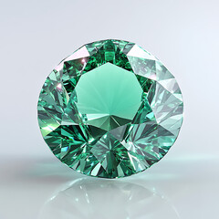Poster - Diamond isolated on white background