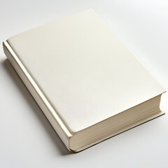 Leinwandbilder - Blank book cover on white background