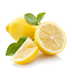 Aufkleber - Lemon isolated on white background