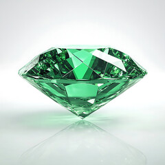 Aufkleber - Diamond isolated on white background
