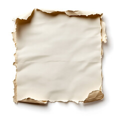 Aufkleber - Blank torn note paper