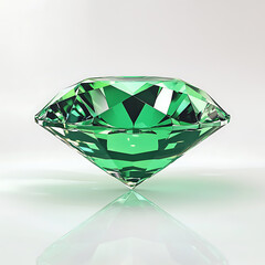 Aufkleber - Diamond isolated on white background