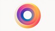 © Ariestia - Multicolored Circular Gradient Design with a White Center