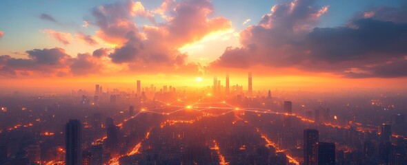 Poster - The Internet of Things and a smart city.