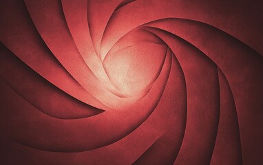 Poster - Abstract red spiral design with textured layers creating a dynamic background effect suitable for various creative projects