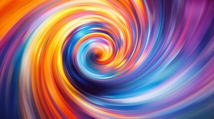 Aufkleber - Swirling and radiant light patterns in a multitude of colors create a dynamic visual experience, evoking a sense of rhythm and fluidity. Close-up photo with clean background