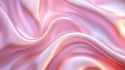 Poster - Pastel pink champagne golden satin swirl An abstract background ideal for product display or text High quality image