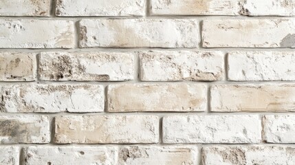 Poster - Light toned brick texture featuring a delicate background pattern